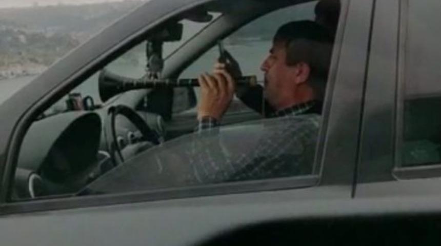 Fsm K&ouml;pr&uuml;s&uuml;ndeki Zurnalı Trafik Canavarı Kamerada