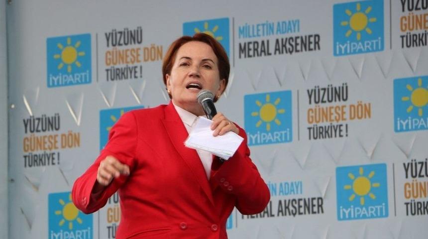Akşener Niğde&rsquo;de Miting Yaptı