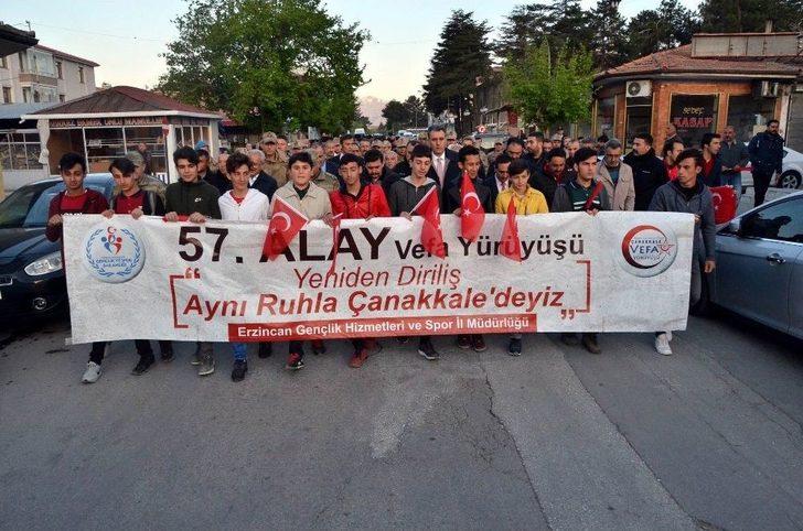Erzincan’da 57’nci Alay Vefa Yürüyüşü Yapıldı G2