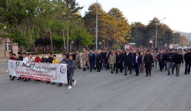 Erzincan’da 57’nci Alay Vefa Yürüyüşü Yapıldı G5