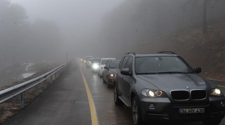 Uludağ&rsquo;da Yılbaşı Yoğunluğu