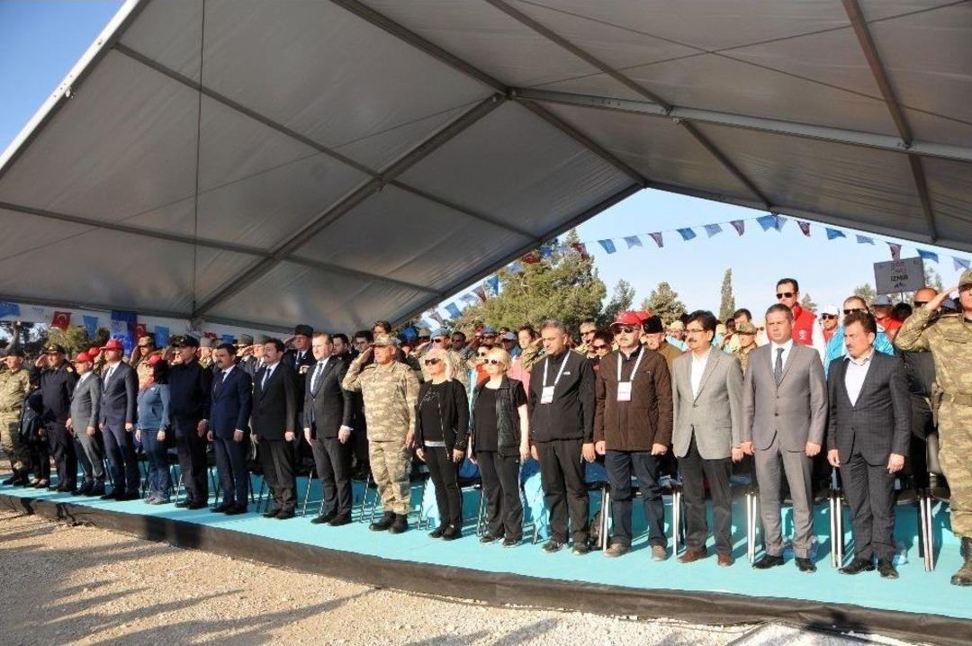 57. Alay Sancağı T&ouml;renle Teslim Edildi