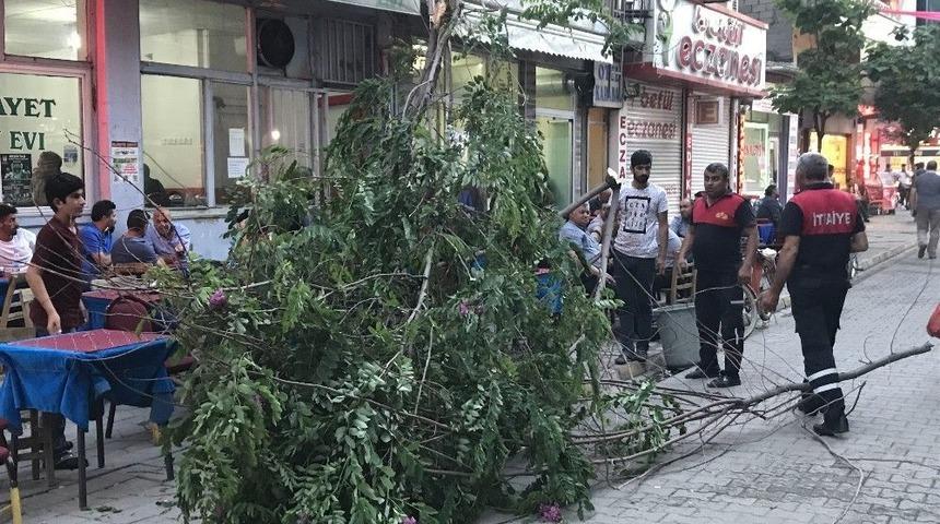 Iğdır&rsquo;da Fırtına Esnafı Mağdur Etti