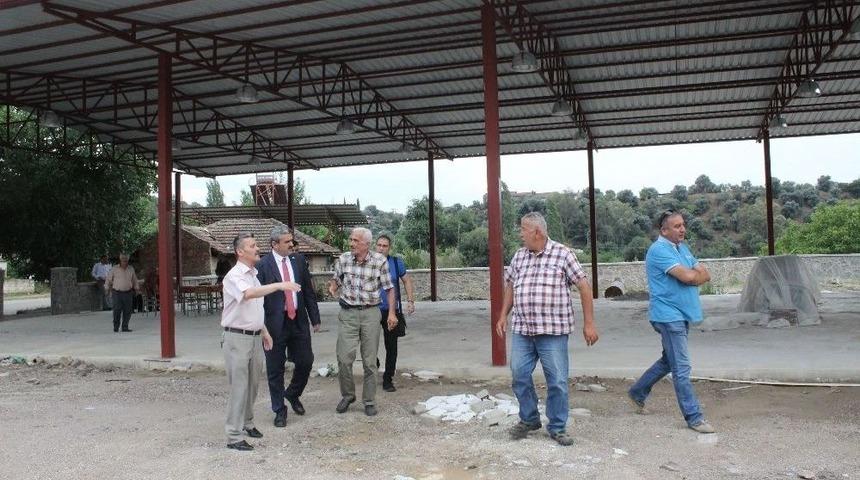 Başkan Alıcık, Yeşildere’de İncelemelerde Bulundu