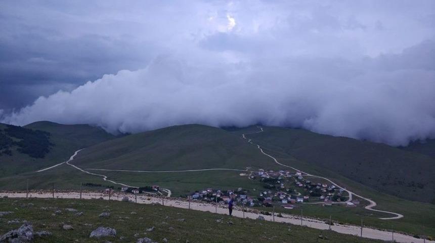 Tokat’ta Havayı Görenler Gözlerine İnanamadı
