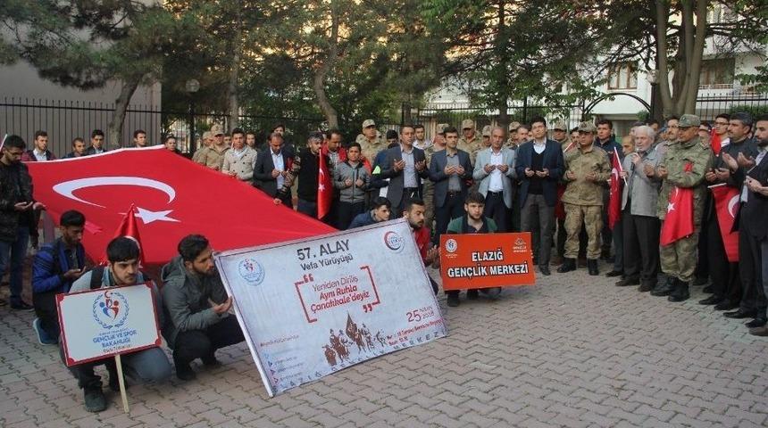 Elazığ&rsquo;da "57. Alay Vefa Y&uuml;r&uuml;y&uuml;ş&uuml;"