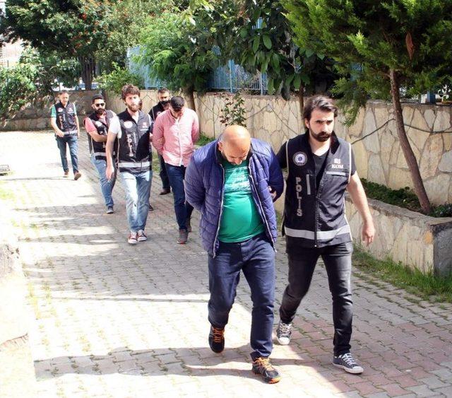Alanya’da Gözaltına Alınan Suç Örgütü Şüphelileri Adliyede