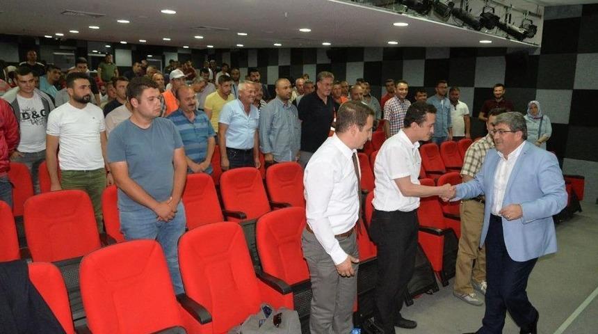 Başkan Can, Taşerondan Kadroya Geçen İşçilerle Bir Araya Geldi