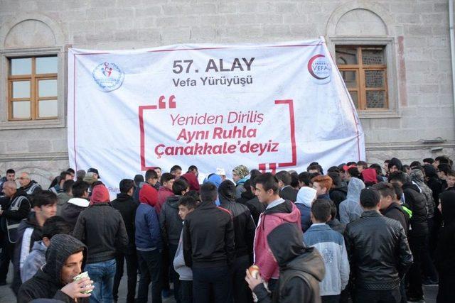 Kars’ta 57. Alay Vefa Yürüyüşü Yapıldı