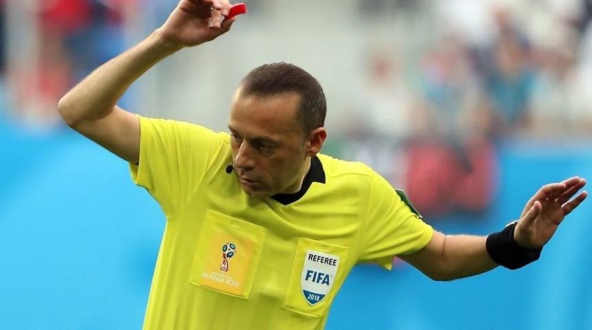 C&uuml;neyt &Ccedil;akır, Rusya - Mısır M&uuml;sabakasında 4. Hakem Olarak G&ouml;rev Yapacak