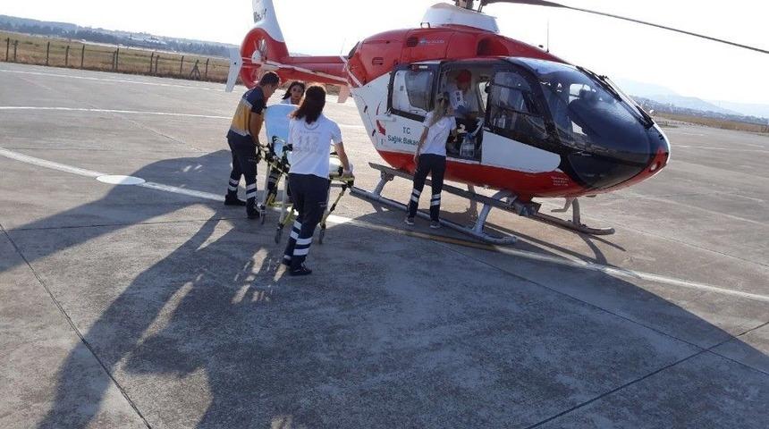 Ambulans Helikopter Hızır Gibi Yetişiyor