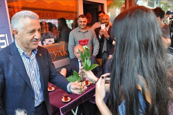 Bakan Arslan, Esnafı Ziyaret Etti G1