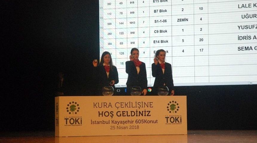 Toki Kayaşehir Evleri Sahiplerini Buldu