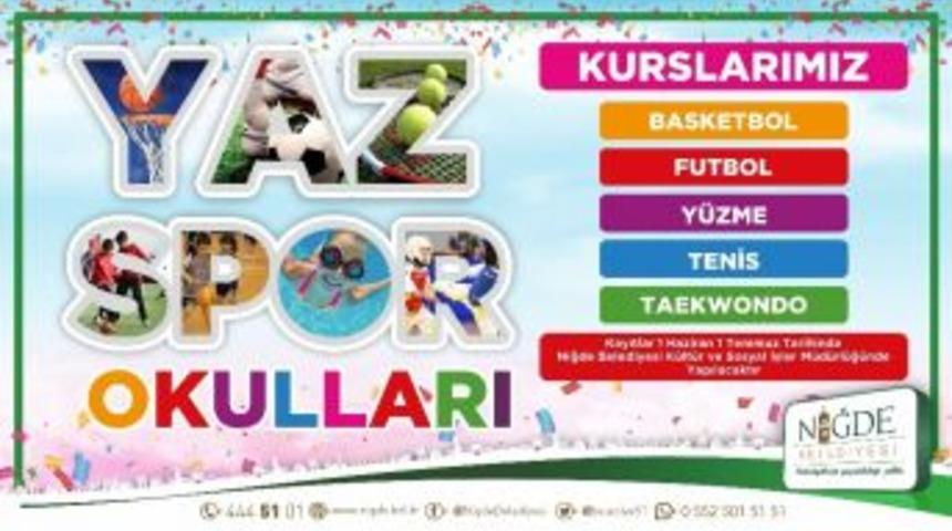 Yaz Spor Okulları Temmuz’un İlk Haftası Açılıyor