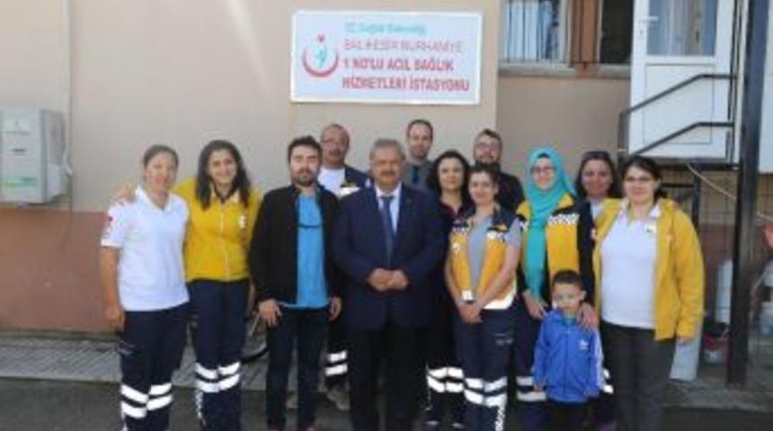 Başkan Uysal 112&rsquo;yi Ziyaret Etti