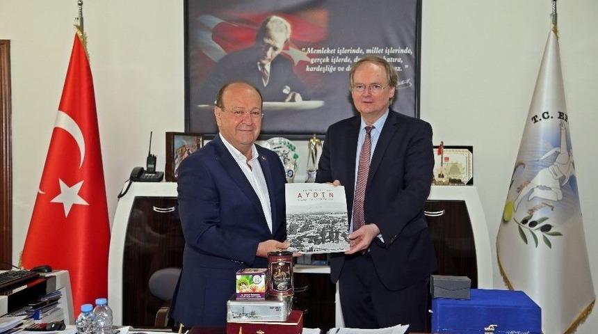 Büyükelçi Berger’den Başkan Özakcan’a Ziyaret