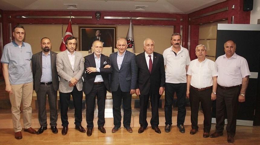 İlyas &Ccedil;elebi Ve Hamza Cebeci Dtso&rsquo;yu Ziyaret Etti