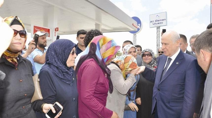 Devlet Bah&ccedil;eli Sungurlu&rsquo;da Karşılandı