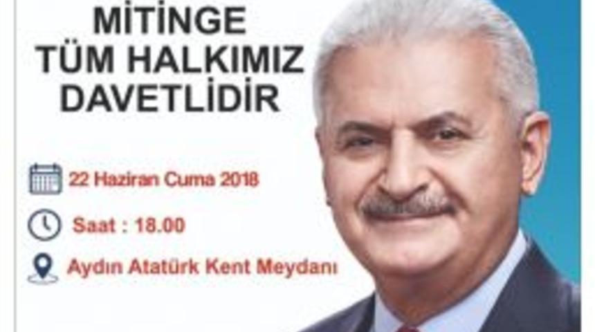 Ak Parti İl Başkanı &Ouml;zmen Aydınlıları Mitinge Davet Etti