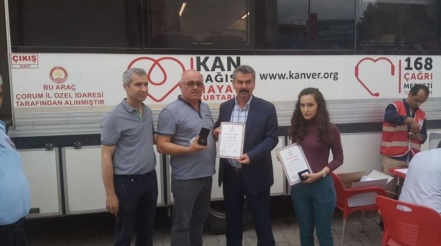 Kan Bağış&ccedil;ılarına &Ouml;d&uuml;l