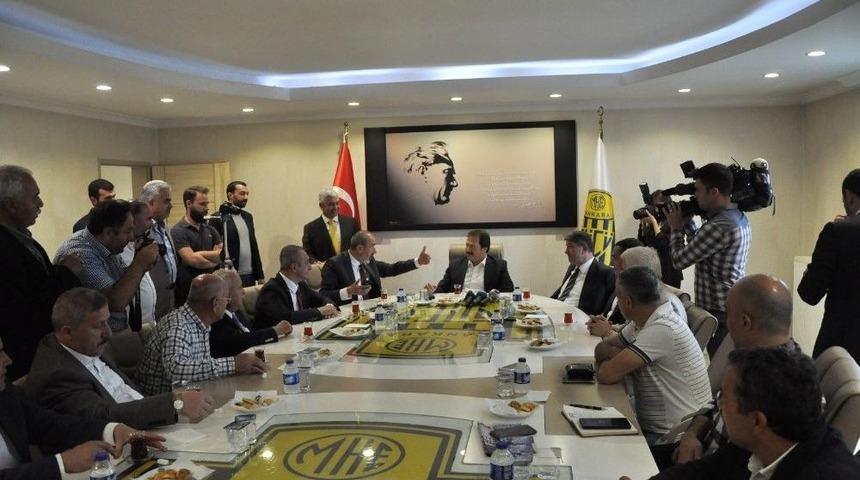 Mhp Heyetinden Ankarag&uuml;c&uuml;&rsquo;ne Anlamlı Ziyaret