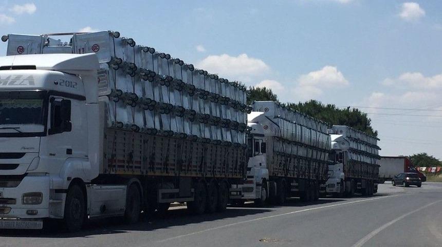 Ergene Belediyesi &Ccedil;&ouml;p Konteynerlerini Yeniliyor