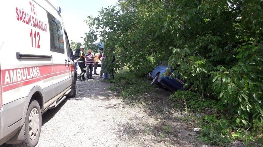 &Ccedil;aycuma&rsquo;da Trafik Kazası; 1 Yaralı