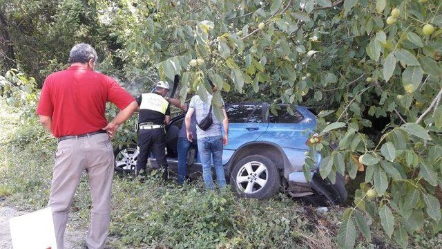 Çaycuma’da Trafik Kazası; 1 Yaralı