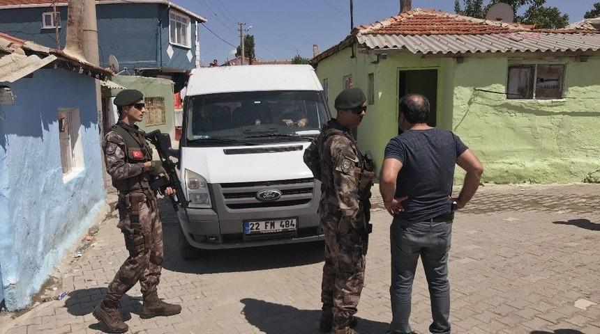 Edirne&rsquo;de Uyuşturucu Satıcılarına Operasyon