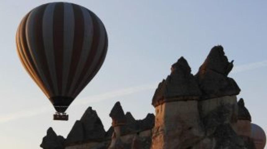 Kapadokya&rsquo;da Yeni Yılın İlk G&uuml;n&uuml;nde De Balon Turları İptal Edildi