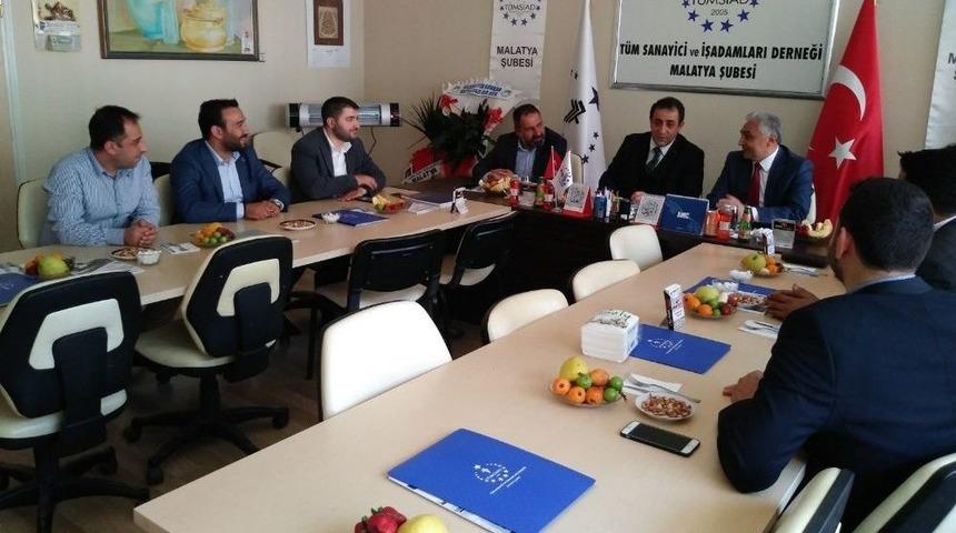 İl Emniyet M&uuml;d&uuml;r&uuml; Urhal&rsquo;dan T&uuml;msiad&rsquo;a Ziyaret