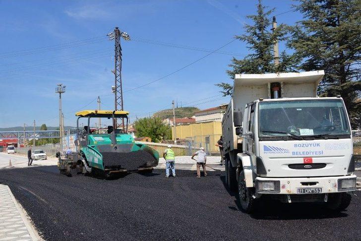 Şenkal Caddesi’nde Asfaltlama Çalışmaları Başladı G4