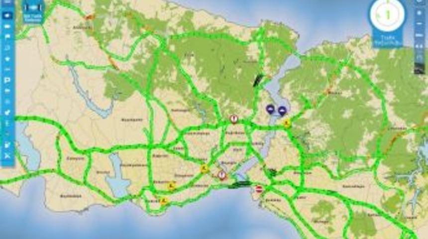 Yeni Yılın İlk G&uuml;n&uuml;nde Yollar Boş Kaldı