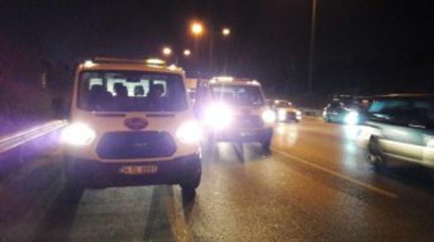 Tem’de Trafiği Kilitleyen Kaza