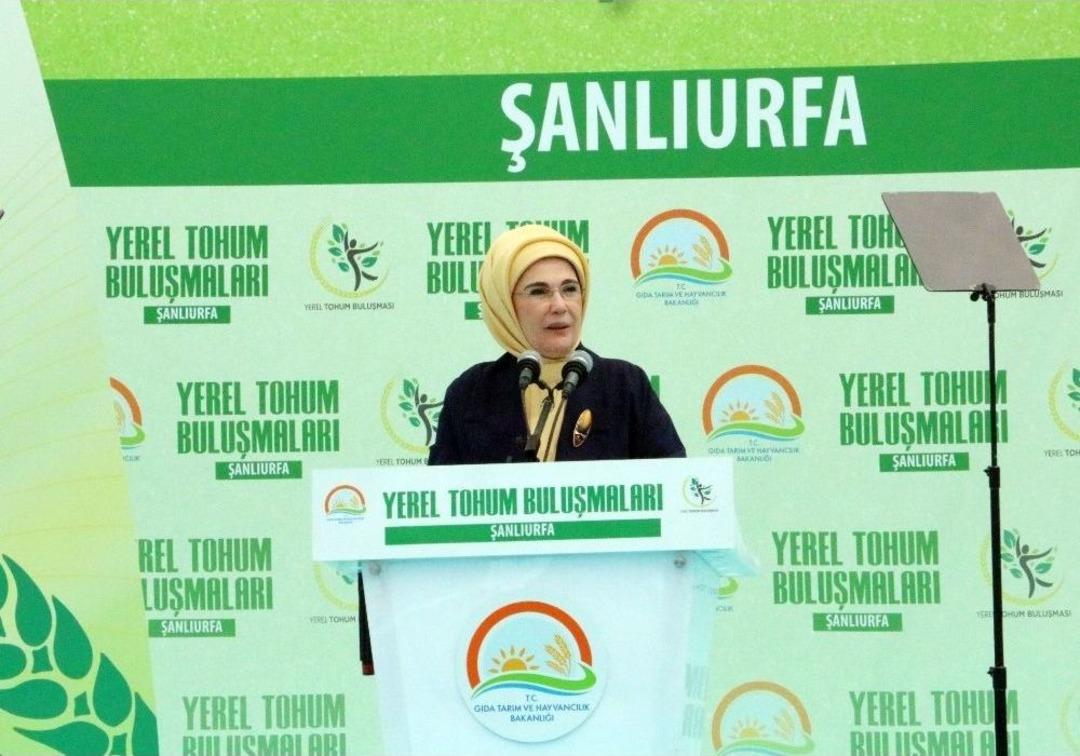 Emine Erdoğan Şanlıurfa&rsquo;da 3. Yerel Tohum Buluşmaları&rsquo;na Katıldı