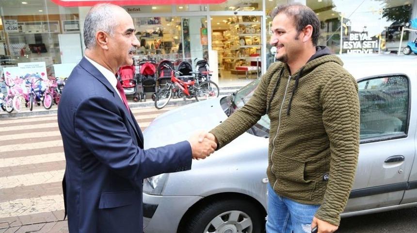 Başkan Aydın Esnaf Ziyaretlerini S&uuml;rd&uuml;rd&uuml;