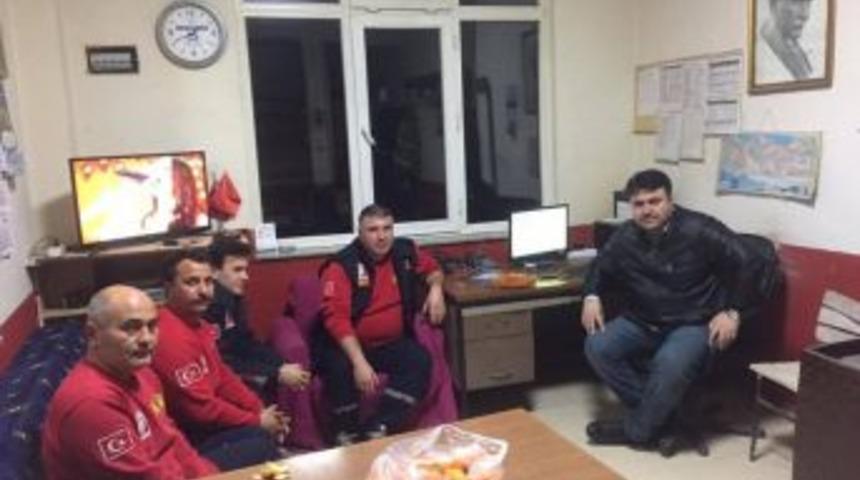 Başkan Ersoy N&ouml;bet&ccedil;i Memurları Unutmadı