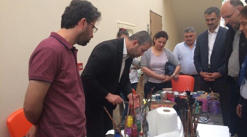 Kahta’da Ebru Sergisi Ve Semineri