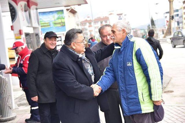 Başkan Yağcı’dan Esnafa Yeni Yıl Ziyareti