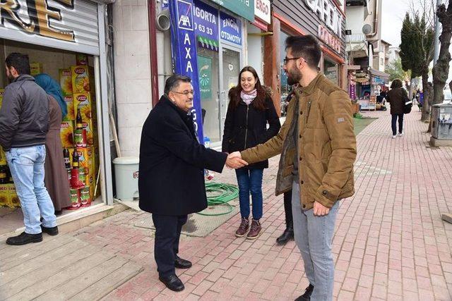 Başkan Yağcı’dan Esnafa Yeni Yıl Ziyareti