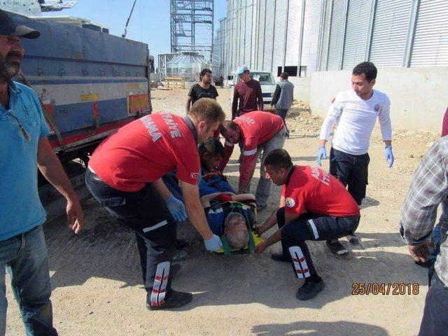 Kaynak Yapan İşçi 10 Metre Yükseklikten Düştü