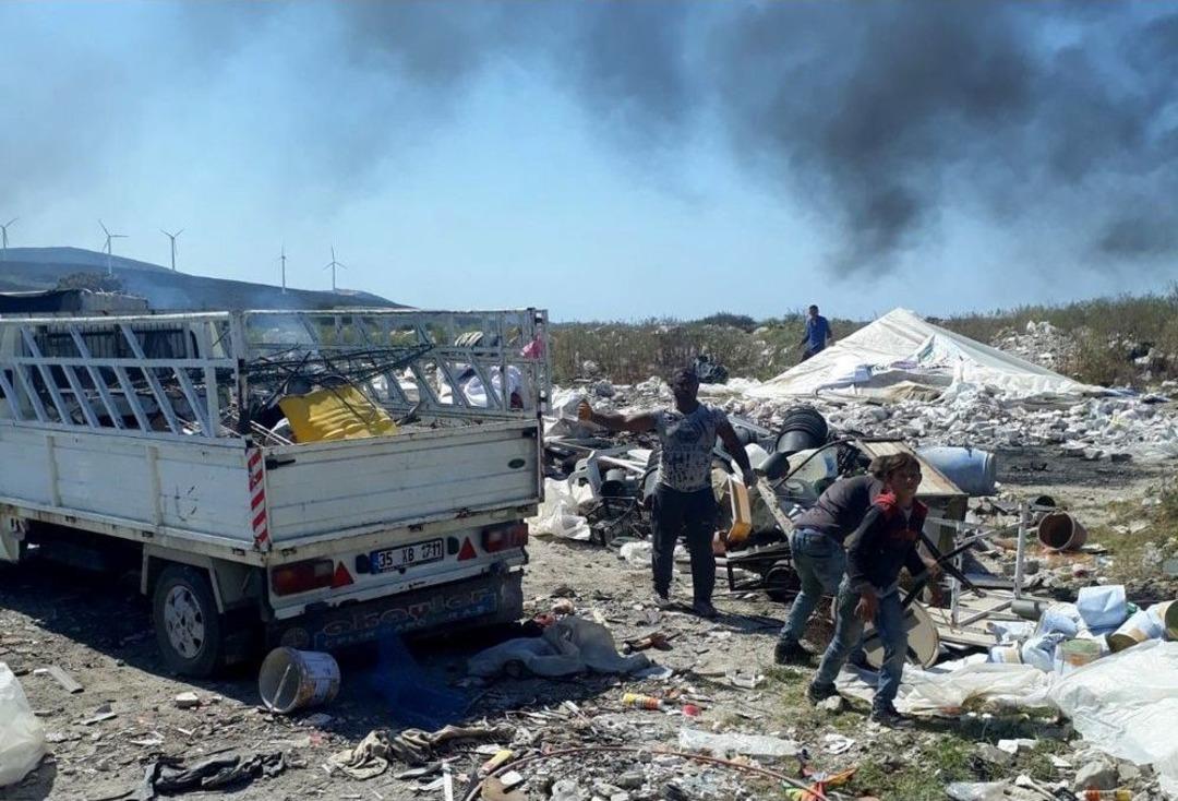 &Ccedil;eşme&rsquo;de Hurdacılara Operasyon