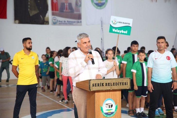 Serik Belediyesi Yaz Spor Okulları Açıldı