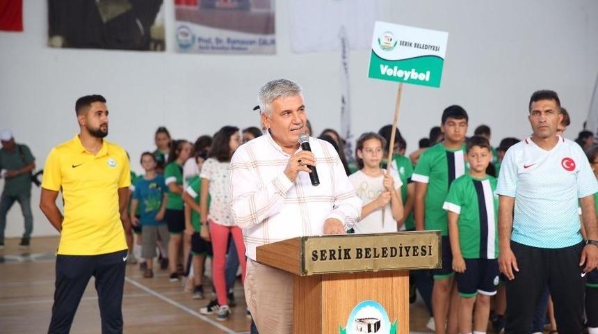 Serik Belediyesi Yaz Spor Okulları A&ccedil;ıldı