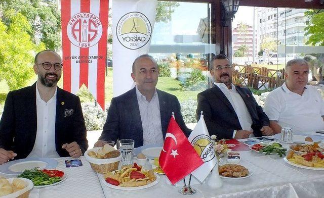 Bakan Çavuşoğlu: “antalyaspor’umuz Bu Yıl Hak Ettiği Noktalara Gelecek”
