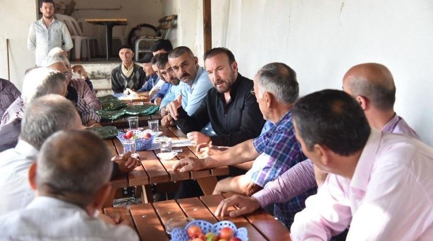 Başkan Doğan, Se&ccedil;im &Ccedil;alışmalarını K&ouml;ylerde S&uuml;rd&uuml;rd&uuml;
