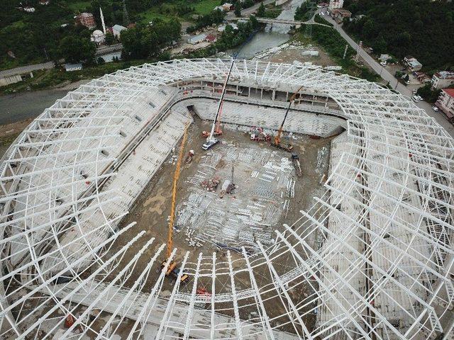 Giresun’da Yapılan Yeni Stadın İsmi ’çotanak Spor Kompleksi’ Oldu