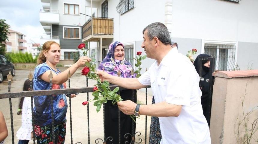 Başkan Karabacak, Se&ccedil;im &Ccedil;alışmalarına Devam Etti