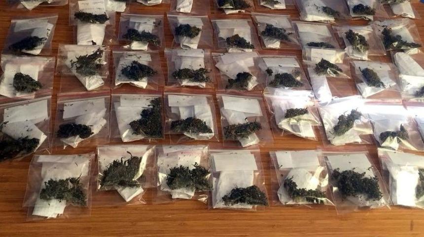 Samsun&rsquo;da Satışa Hazır Halde 43 Paket Esrar Maddesi Ele Ge&ccedil;irildi