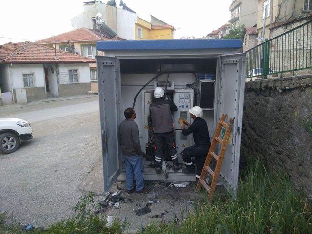 Elektrik Trafosunda Korkutan Yangın 1